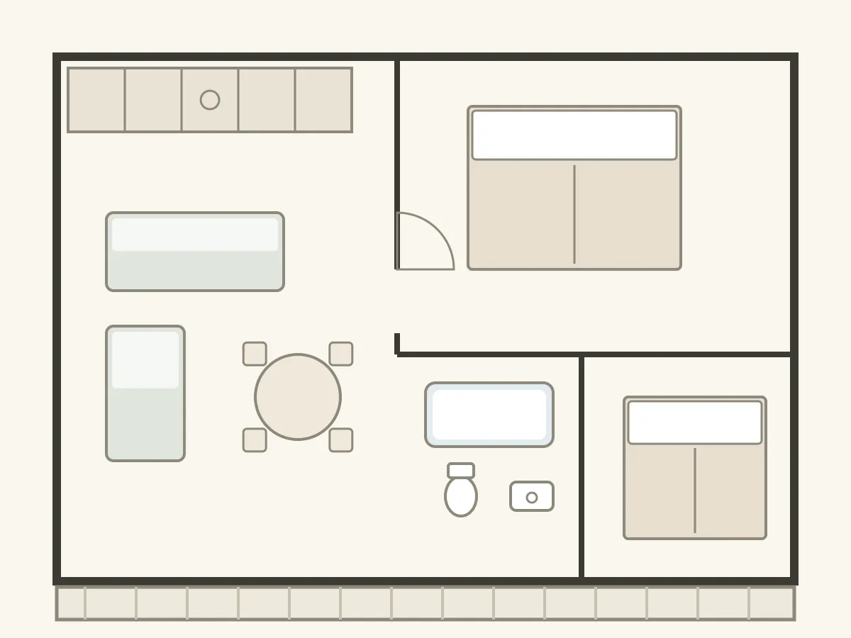 Floor plan of 1 Quillet Rise